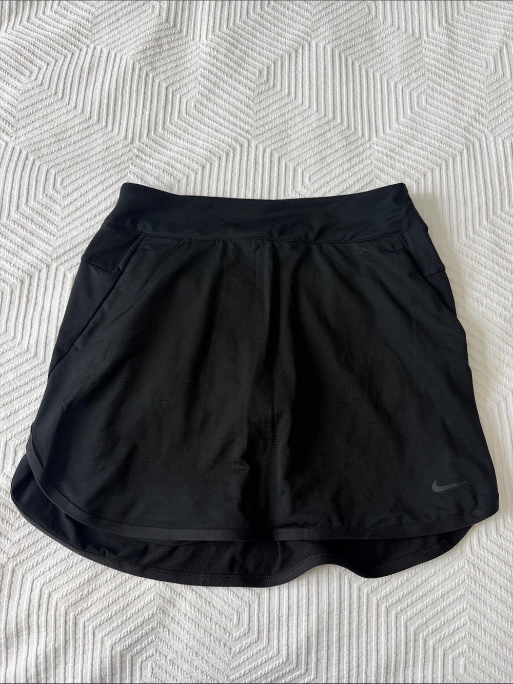 Nike Black Women's Athletic Skort with Subtle Swoosh